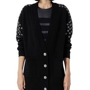 the kooples embellished cardigan sweater